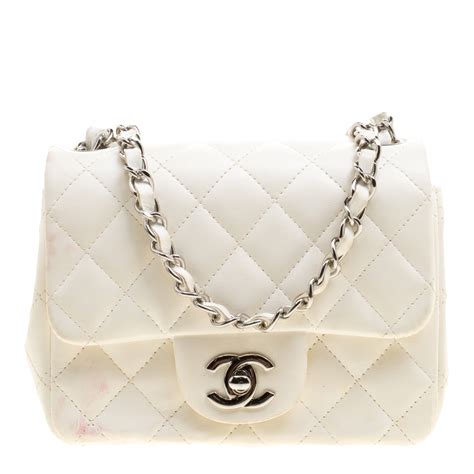 white quilted leather chanel handbag|Chanel quilted reissue shoulder bag.